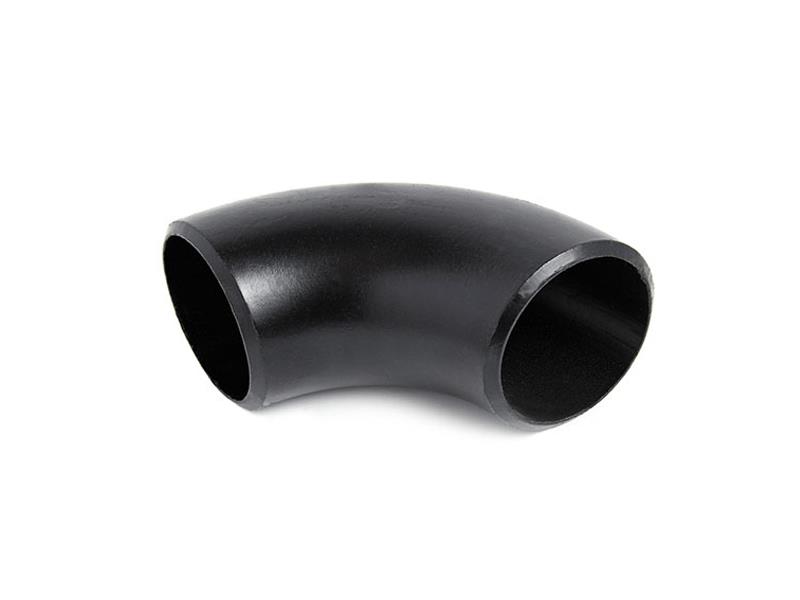 Black steel welded elbow