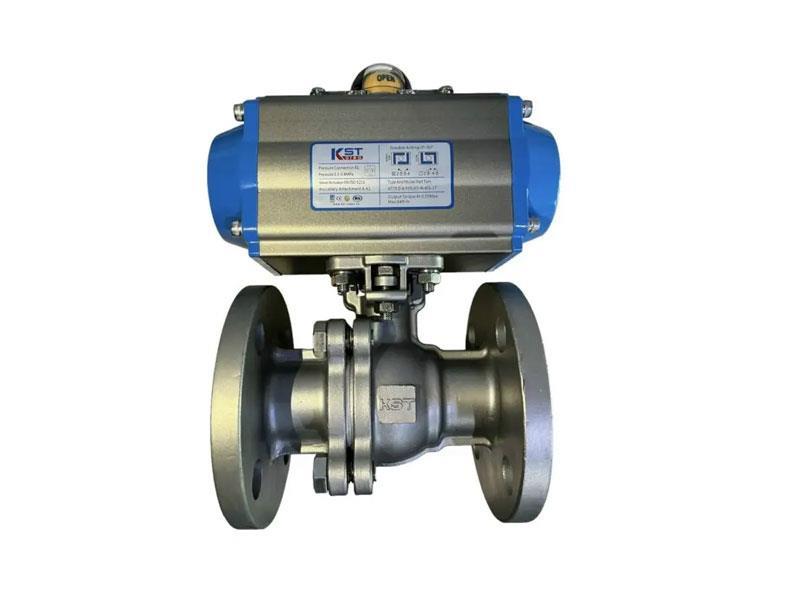 2PC Ball Valve Connecting KST Pneumatic Control Flange