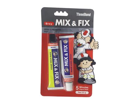 Threebond iron glue 2 tons strength Mix & Fix