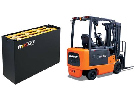 Rocket forklift battery