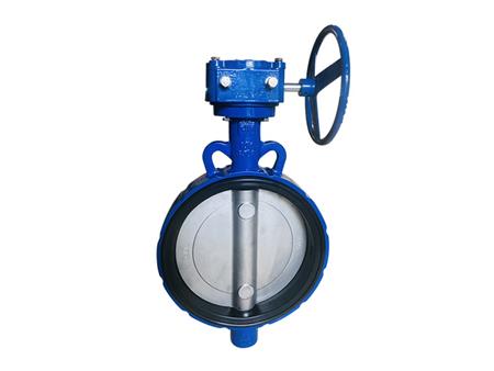 Hand crank butterfly valve 2