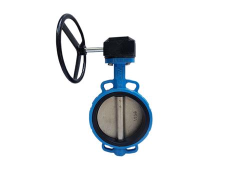 Hand crank butterfly valve 4