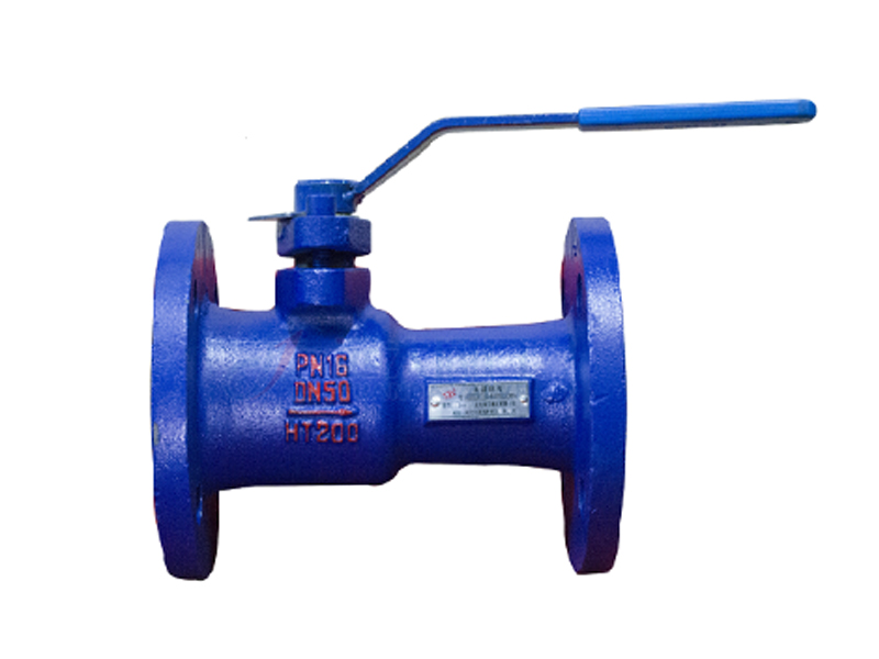 Cast iron high temperature ball valve